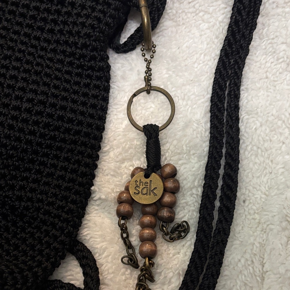 The Sak Black Crochet Crossbody Bag - Picture 4 of 8